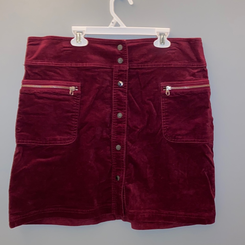 Red skirt